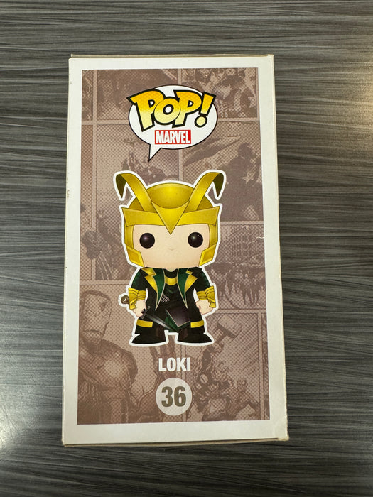 Funko POP! Marvel: Marvel - Loki (Hot Topic)(Damaged Box)(Missing Sticker) #36