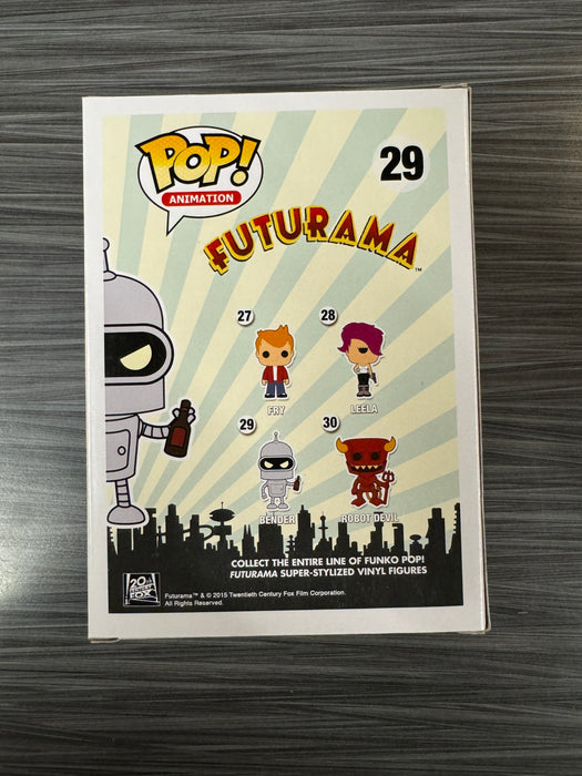 Funko POP! Animation: Futurama - Bender (2015 SDCC)(Damaged Box) #29