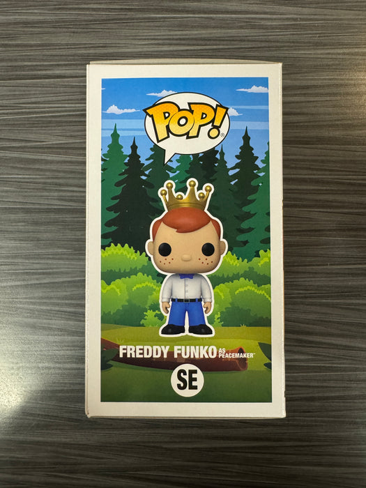 Funko POP! Camp Fundays: Freddy Funko As Peacemaker (Metallic)(2023 Camp Fundays)(250 PCS)(Damaged Box) #SE