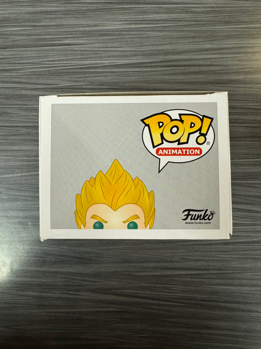 Funko POP! Animation: DBZ - Super Saiyan Vegeta Red Chrome (2019 SDCC)(Damaged Box) #154