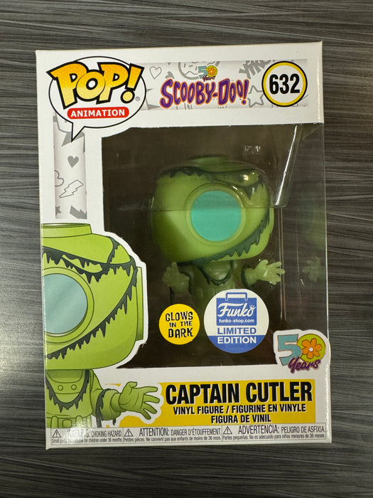 Funko POP! Animation: Scooby Doo! - Captain Cutler (GiTD)(Funko)(Damaged Box) #632