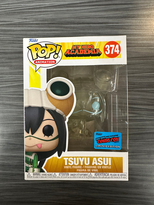 Funko POP! Animation: My Hero Academia - Tsuyu Asui [Clear](2021 NYCC)(Damaged Box) [C] #374