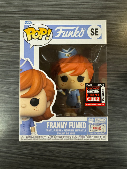 Funko POP! Funko Airways  - Franny Funko (Chicago Comic Expo C2E2)(Damaged Box) #SE