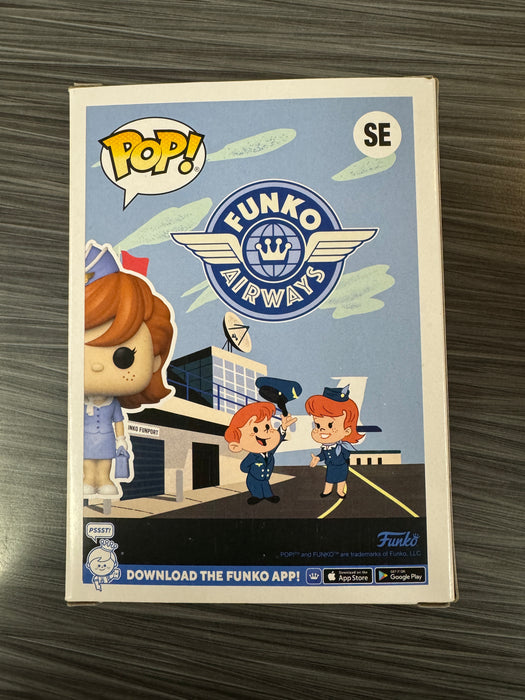 Funko POP! Funko Airways  - Franny Funko (Chicago Comic Expo C2E2)(Damaged Box) #SE