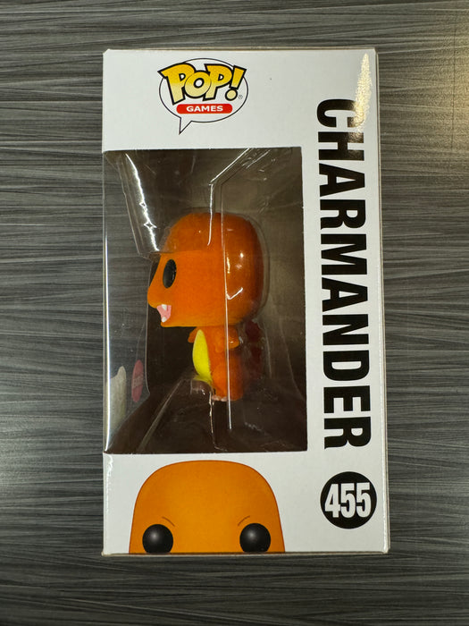 Funko POP! Games: Pokemon - Charmander (Flocked)(2020 ECCC)(Damaged Box) #455