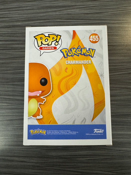 Funko POP! Games: Pokemon - Charmander (Flocked)(2020 ECCC)(Damaged Box) #455