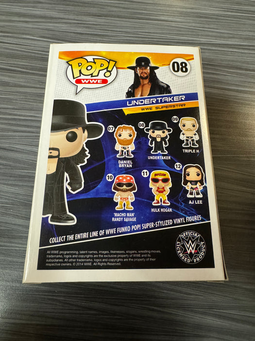 Funko POP! WWE: Undertaker (Large Sticker)(Damaged Box) #08