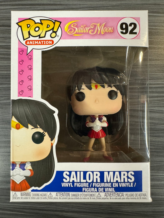 Funko POP! Animation: Sailor Moon - Sailor Mars (Damaged Box)[A] #92