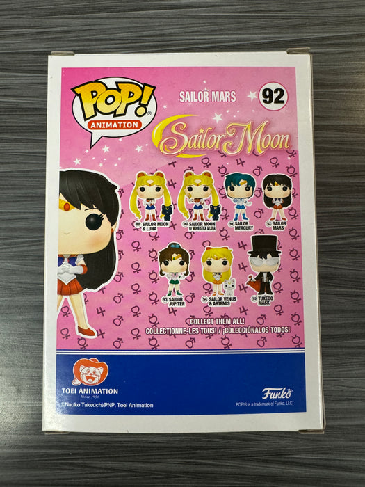 Funko POP! Animation: Sailor Moon - Sailor Mars (Damaged Box)[B] #92