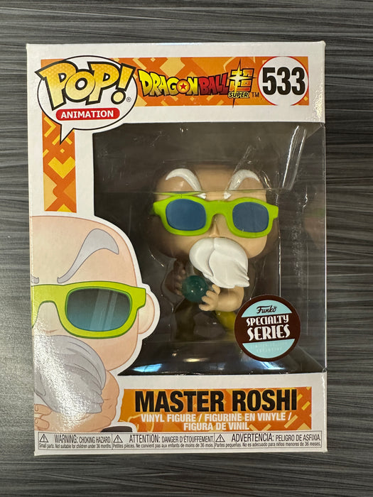 Funko POP! Animation: Dragon Ball Z - Master Roshi (Specialty Series)(Damaged Box) #533