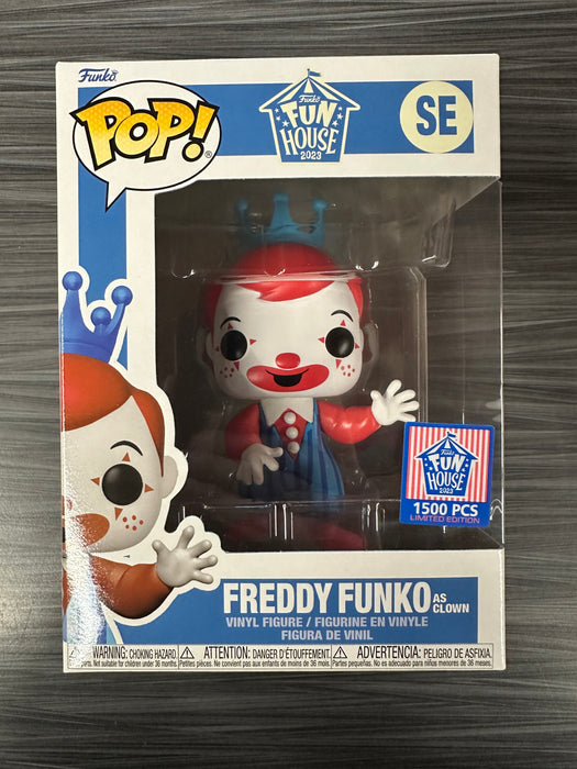 Funko POP! 2023 Fun House: Freddy Funko As Clown (2023 Fun House)(1500 PCS)(Damaged Box) #SE