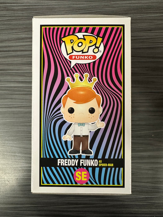 Funko POP! Funko: Freddy Funko As Spider-Man (Blacklight Battle)(4000PCS)(Damaged Box) #SE