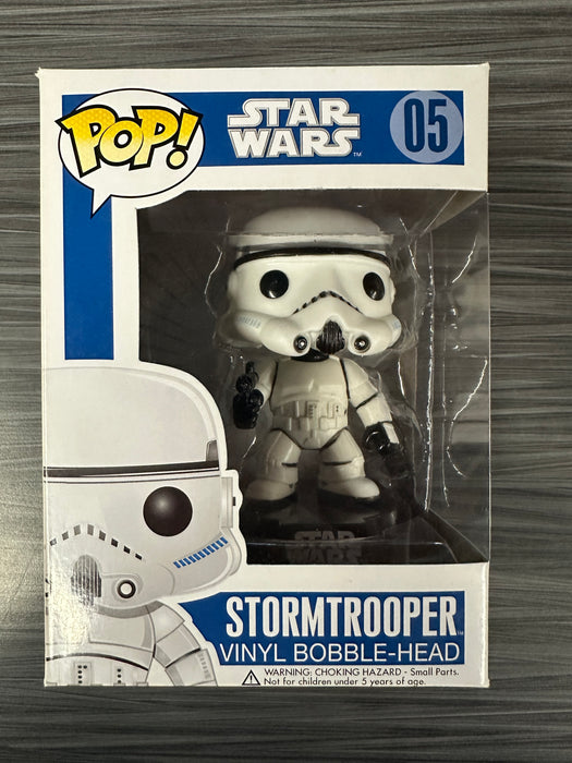 Funko POP! Star Wars: Stormtrooper [Large Font/First Release] (Damaged Box) #05