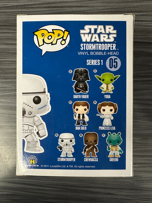 Funko POP! Star Wars: Stormtrooper [Large Font/First Release] (Damaged Box) #05