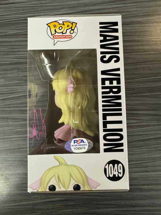 Funko POP! Animation: Fairytail - Mavis Vermillion (Signed/Leah Clark/PSA) #1049