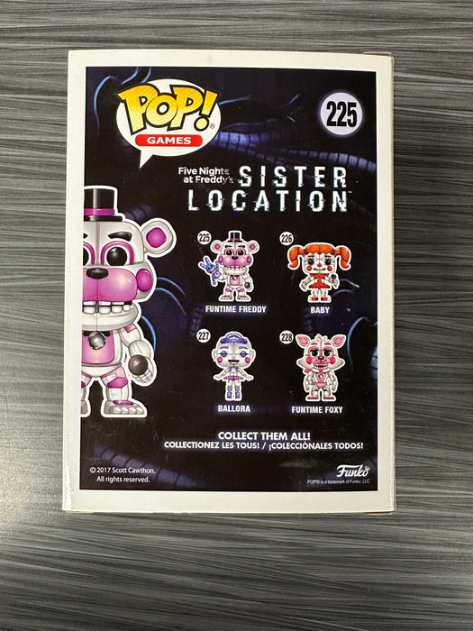 Funko POP! Games: Five Nights At Freddy's Sister Location - Funtime Freddy (Damaged Box) #225