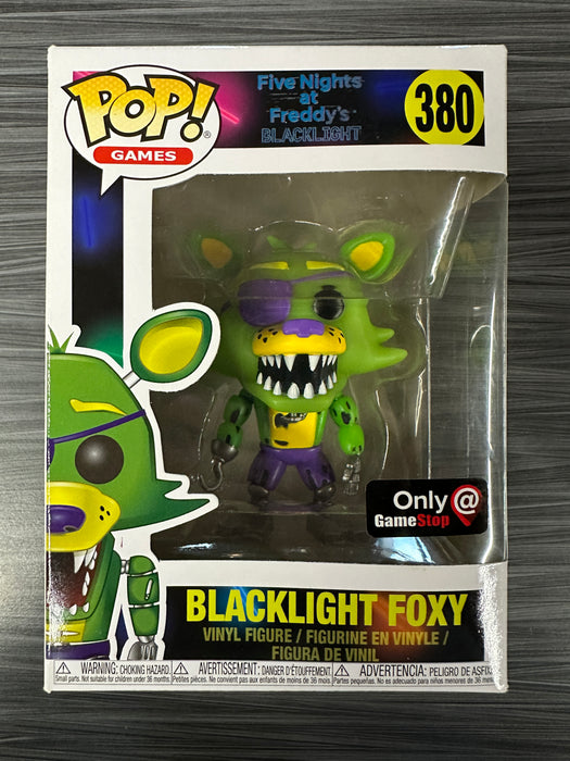 Funko POP! Games: Five Nights At Freddy's - Blacklight Foxy (GameStop)(Damaged Box) #380