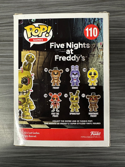 Funko POP! Games: Five Nights At Freddy's - Springtrap (Damaged Box) #110