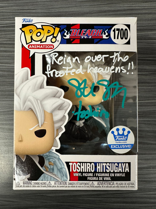 Funko POP! Animation: Bleach - Toshiro Hitsugaya (Funko)(Signed/Steve Staley/JSA)(Damaged Box) #1700