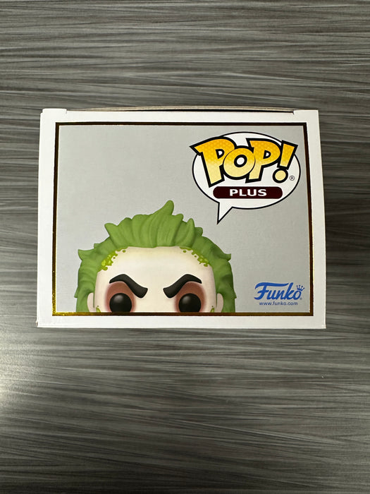 Funko POP! Plus: Beetlejuice on Tombstone (GiTD)(Entertainment Earth)(Damaged Box) #1757