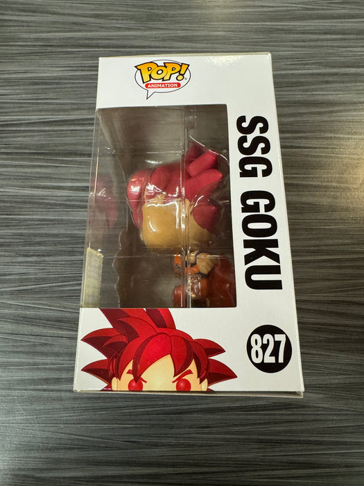 Funko POP! Animation: Dragonball Super - SSG Goku (2020 Summer Convention)(Damaged Box) #827