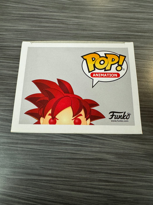 Funko POP! Animation: Dragonball Super - SSG Goku (2020 Summer Convention)(Damaged Box) #827