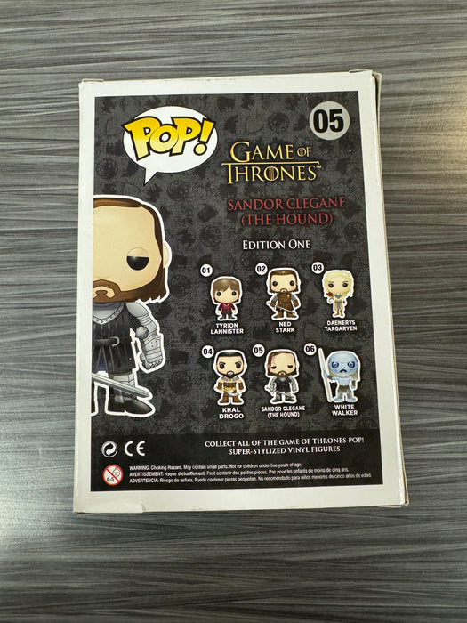 Funko POP! Game Of Thrones: The Hound (Damaged Box) #05