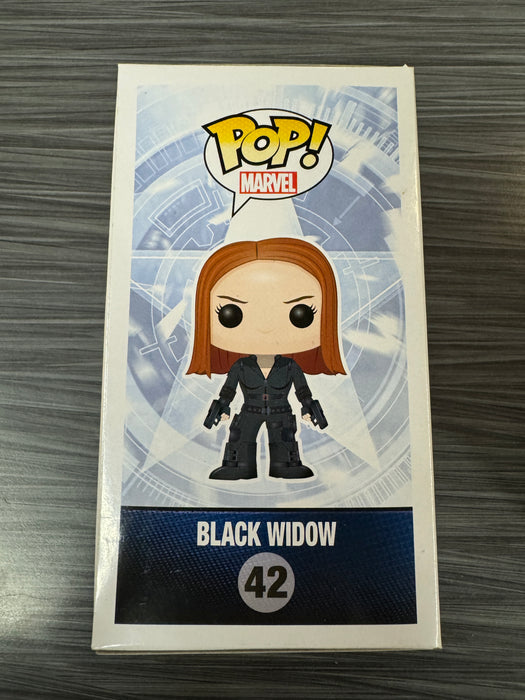 Funko POP! Marvel: Captain America The Winter Soldier - Black Widow (Damaged Box)[B] #42