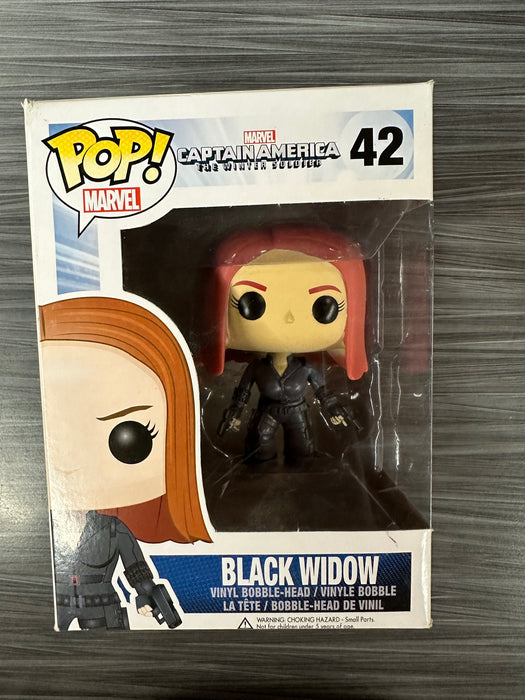 Funko POP! Marvel: Captain America The Winter Soldier - Black Widow (Damaged Box)[A] #42