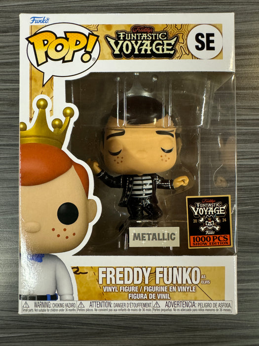 Funko POP! Funtastic Voyage: Freddy Funko as Elvis [Metallic] (1000 PCS)(Show Edition)(Damaged Box)[A] #SE