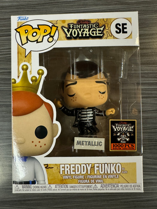 Funko POP! Funtastic Voyage: Freddy Funko as Elvis [Metallic] (1000 PCS)(Show Edition)(Damaged Box)[B] #SE