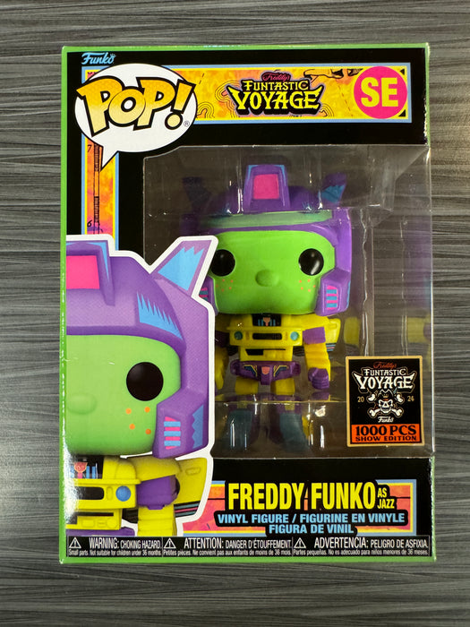 Funko POP! Funtastic Voyage: Freddy Funko as Jazz [Blacklight] (1000 PCS)(Show Edition)(Damaged Box) #SE