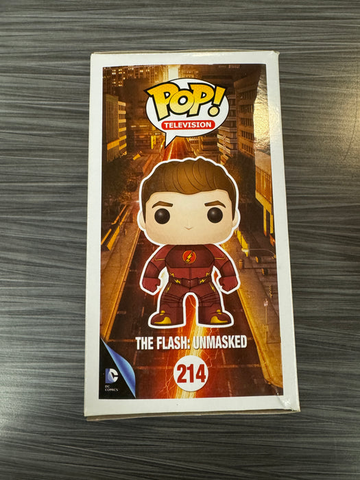 Funko POP! Television: Flash - The Flash Unmasked (2015 Summer Convention)(Damaged Box) #214