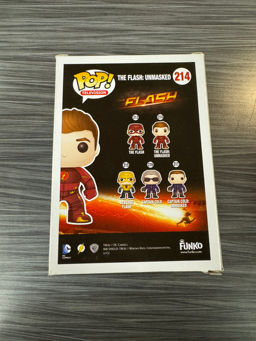 Funko POP! Television: Flash - The Flash Unmasked (2015 Summer Convention)(Damaged Box) #214