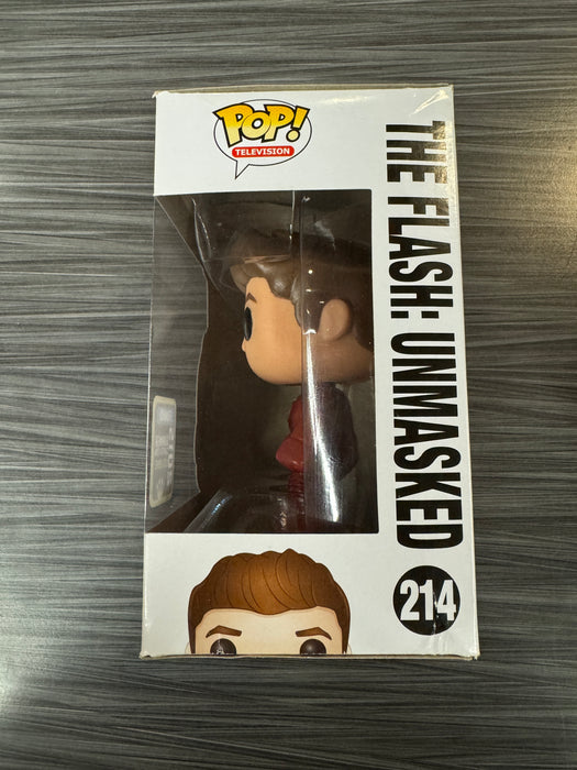 Funko POP! Television: Flash - The Flash Unmasked (2015 Summer Convention)(Damaged Box) #214