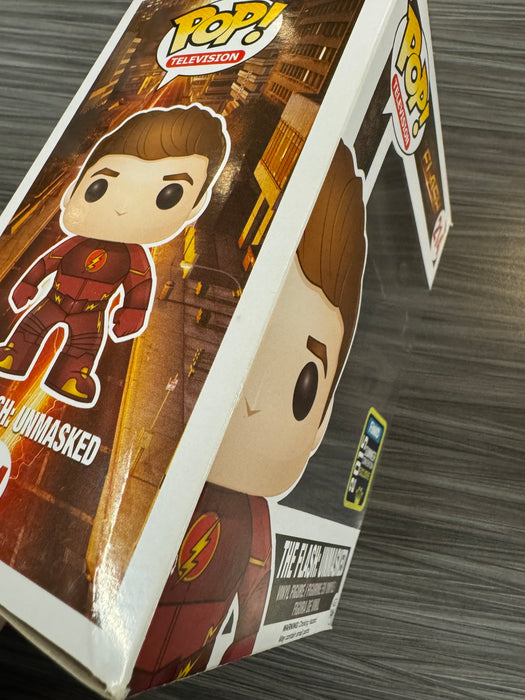 Funko POP! Television: Flash - The Flash Unmasked (2015 Summer Convention)(Damaged Box) #214