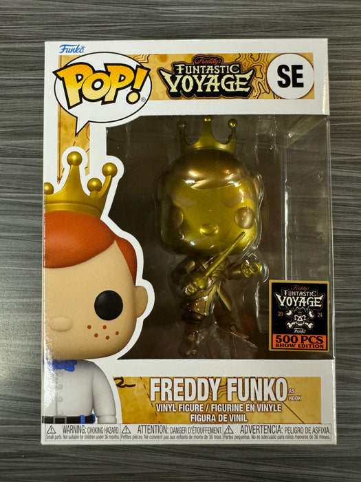 Funko POP! Funtastic Voyage: Freddy Funko as Hook [Gold] (500 PCS)(Show Edition) #SE