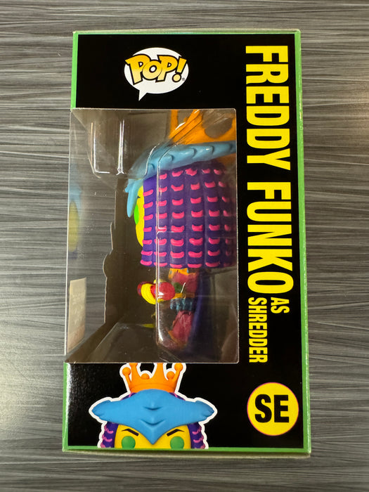 Funko POP! Funtastic Voyage: Freddy Funko as Shredder [Blacklight] (100 PCS)(Show Edition)(Damaged Box) #SE