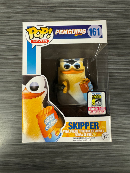 Funko POP! Movies: Penguins -  Skipper (2015 SDCC)(Damaged Box) #161