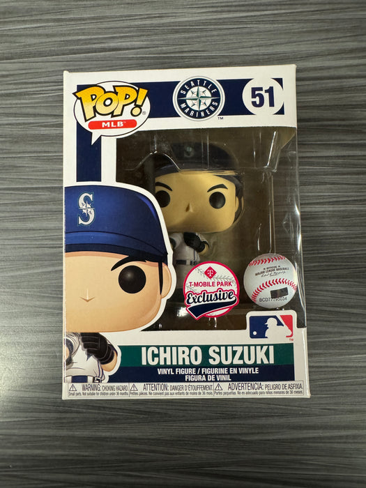 Funko POP! MLB: Seattle Mariners - Ichiro Suzuki (T-Mobile Park)(Damaged Box) #51