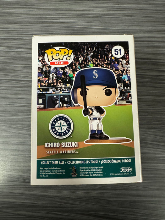 Funko POP! MLB: Seattle Mariners - Ichiro Suzuki (T-Mobile Park)(Damaged Box) #51