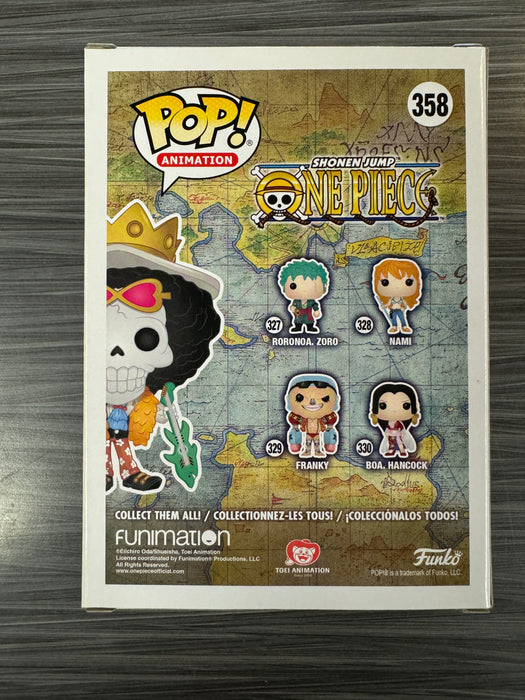 Funko POP! Animation: One Piece - Brook (2018 NYCC)(Damaged Box) #358