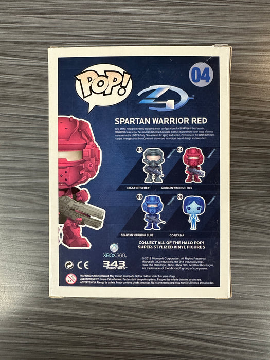 Funko POP! Halo 4: Spartan Warrior Red (Damaged Box)[B] #04