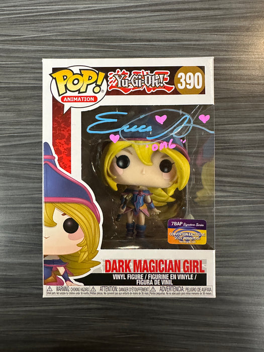 Funko POP! Animation: Yu-Gi-Oh! - Dark Magician Girl (7BAP/2022 WonderCon)(Signed/Erica Schroeder/JSA) #390