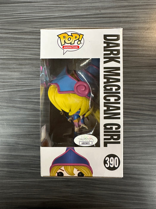 Funko POP! Animation: Yu-Gi-Oh! - Dark Magician Girl (7BAP/2022 WonderCon)(Signed/Erica Schroeder/JSA) #390