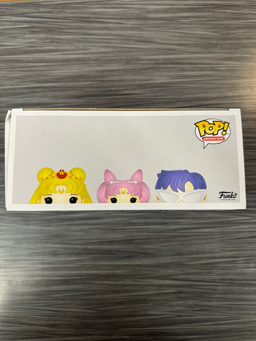 Funko POP! Animation: Sailor Moon - Neo Queen Serenity,Small Lady & King Endymion (Specialty Edition Sticker)(Damaged Box)