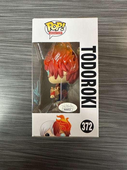 Funko POP! Animation: My Hero Academia - Todoroki (Signed/David Matranga/JSA)[A] #372