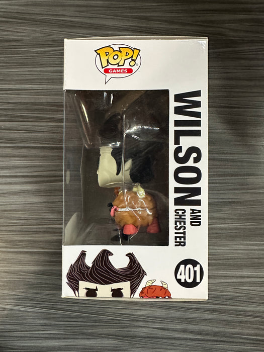 Funko POP! Games: Dont Starve - Wilson and Chester [With Code] (Damaged Box) #401