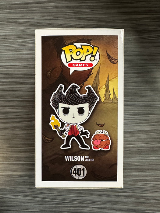 Funko POP! Games: Dont Starve - Wilson and Chester [With Code] (Damaged Box) #401