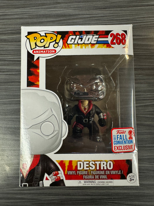 Funko POP! Animation: G.I. Joe - Destro (2017 Fall Convention)(Damaged Box)[B] #268